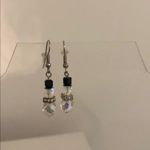 Black Crystal Earrings